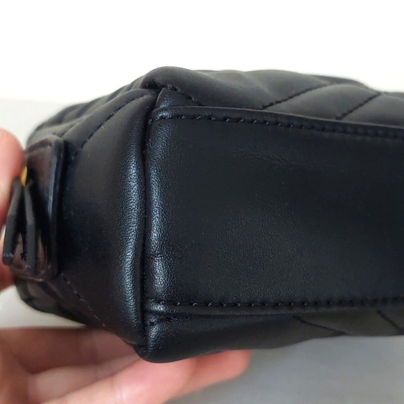 Gucci gg Mormont black leather quilted bag - Picture 7 of 13